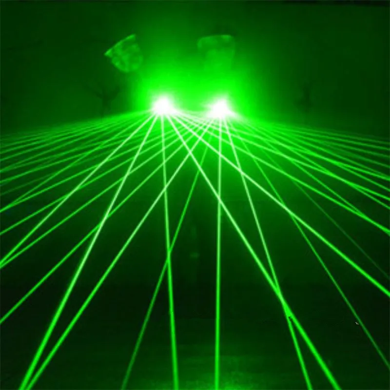 Green Hand Laser Gloves With Led Green Palm Light  For Event & Party Supplies With 3 Pcs Laser Stage Gloves DJ Club Show