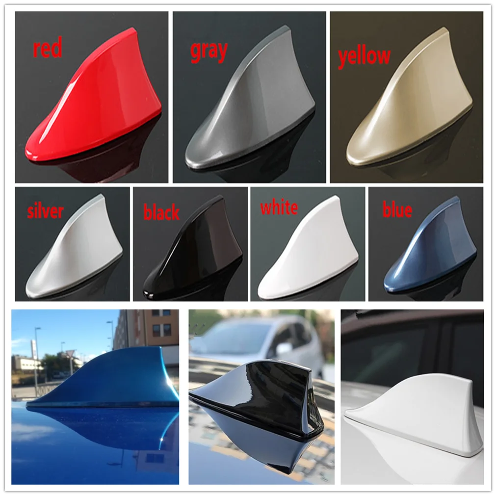 Car styling Shark Fin Antenna Auto Radio Signal Aerial Roof Antennas for BMW E46 E39 E38 E90 E60 E36 F30 F30