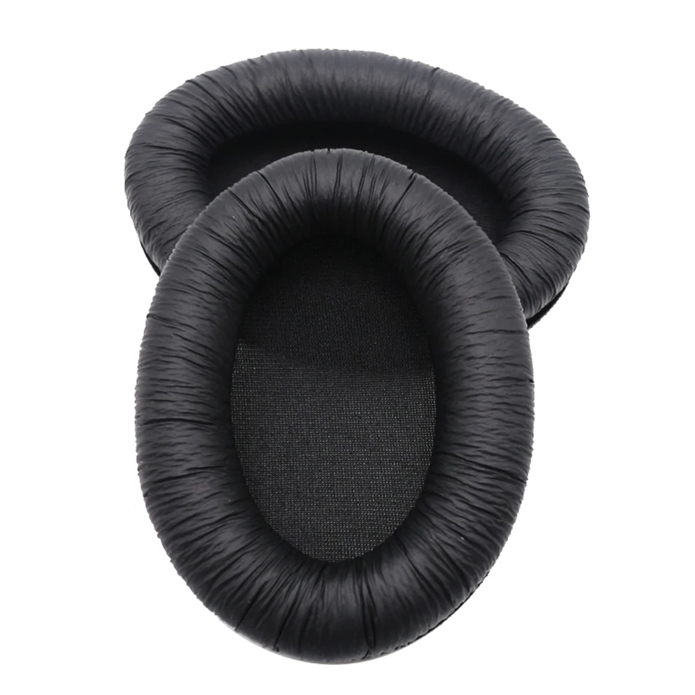 الجملة الجديدة بطانة للأذن الإسفنج المواد الجلدية استبدال وسادات الأذن لسماعة Sennheiser HD 201 HD180 أسود اللون دروبشيبينغ