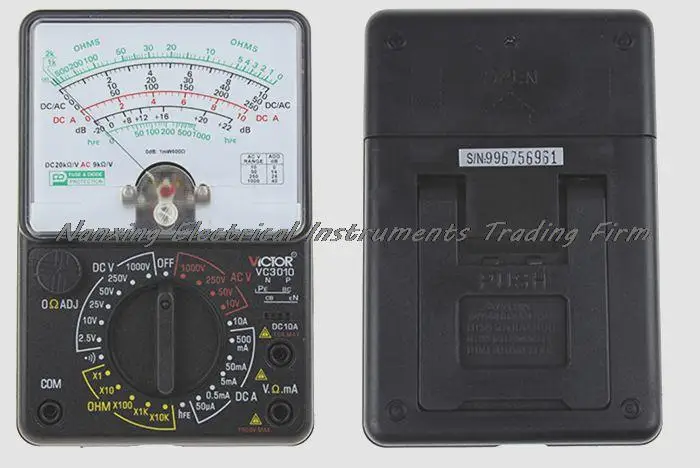Аналоговый мультиметр VICTOR VC3010/VC3021, портативный мультиметр, предназначенный для измерения микросхем небольшого тока
