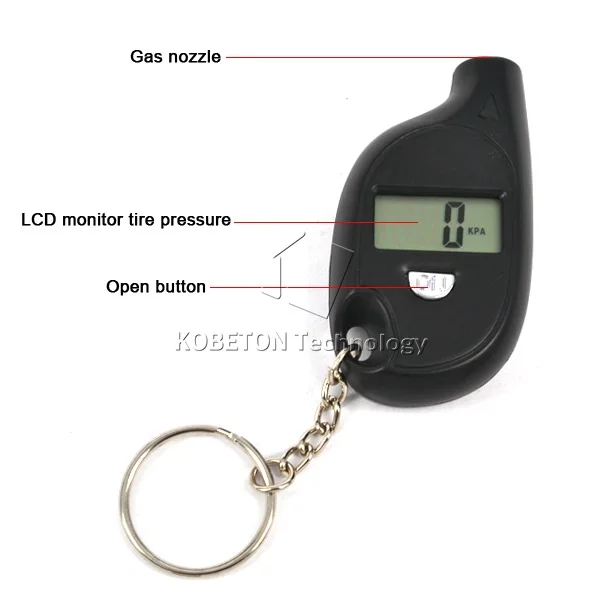 Mini Portable Digital Car Auto Tire Pressure Tester Motorcycle LCD Display Tyre Air Meter Gauge Procession Tool 2-150 PSI