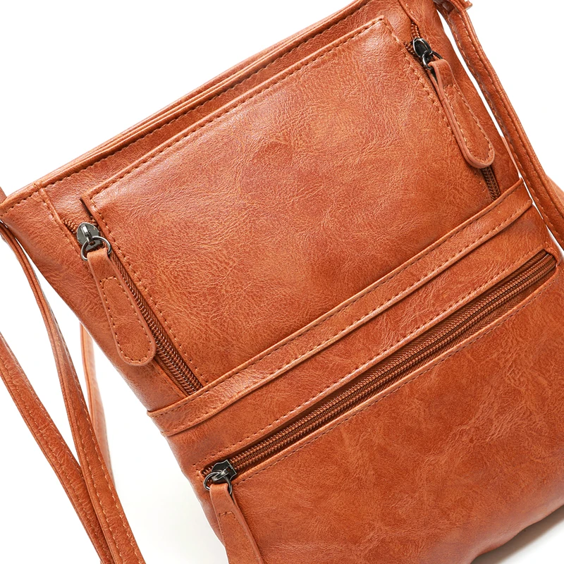 REPRCLA Vintage Umhängetaschen für Frauen Messenger Taschen Hohe Qualität Leder Handtasche Weibliche Schulter Tasche Bolsa Feminina – Detail 10