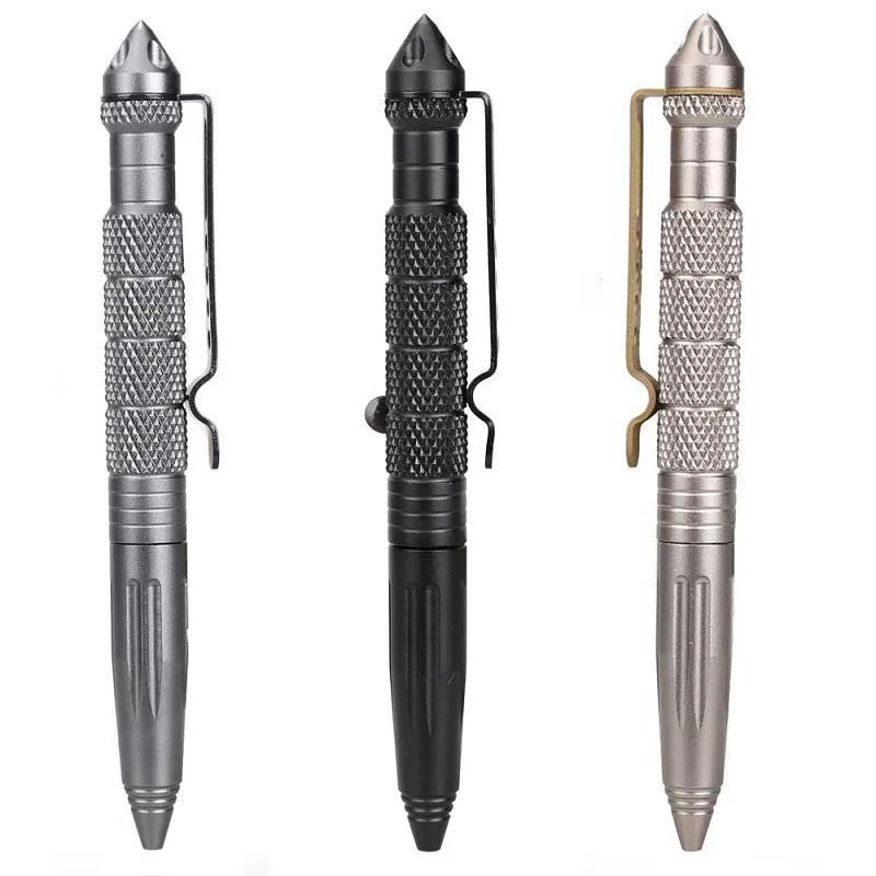 

New Self Defense Tactical Pen Tactico Militar Personal Defense Edc Portable Pen Aviation Aluminum Alloy Auto Defesa B2 Weapons