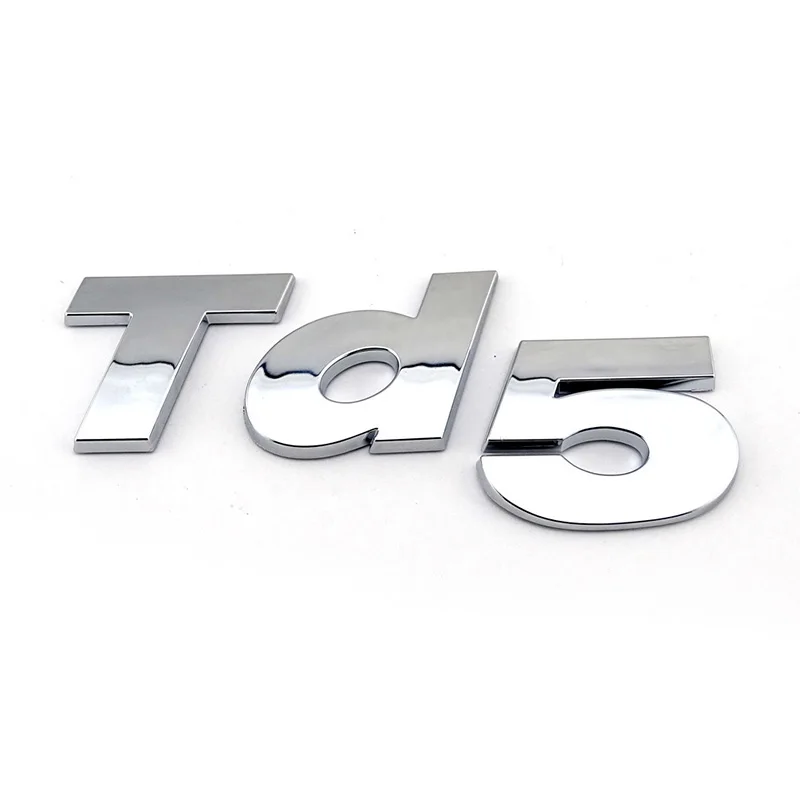 Original Quality Gloss Black 3D Lettering Logo Td5 Badges Car Emblem for Defender