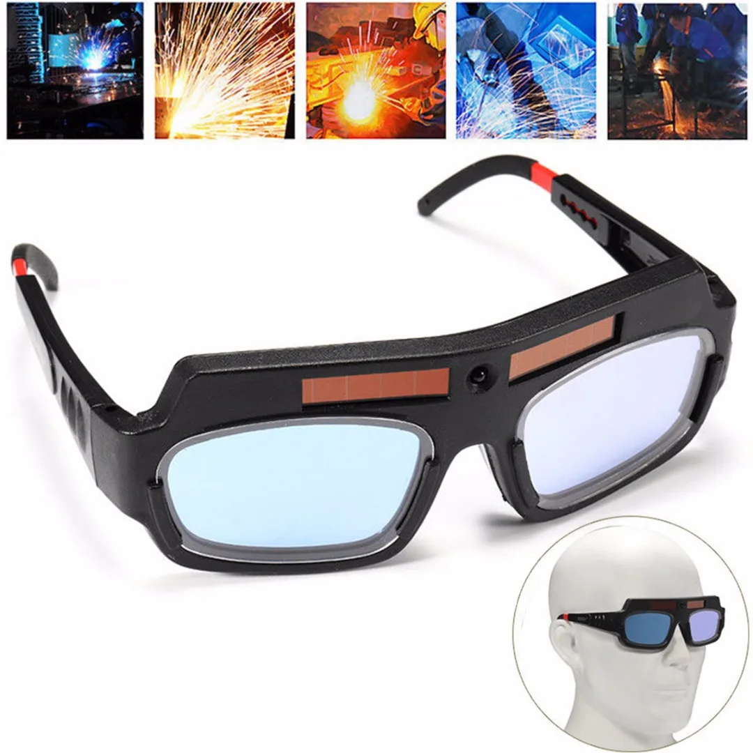 

Newest Solar Powered Auto Darkening Welding Mask Helmet Goggle Welder Glasses Arc Solar Welding Goggles