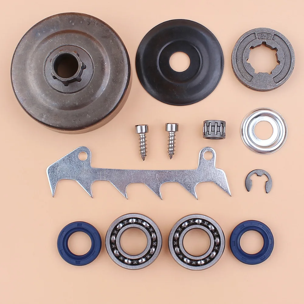 مخلب طبل ضرس حافة تحمل الأختام قطع الكلب مجموعة صالح STIHL 017 018 MS170 MS180 MS 180 170 قطع غيار منشار الغاز