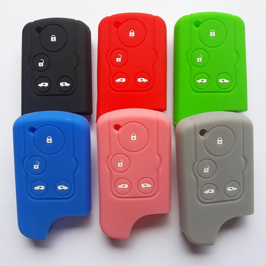 Silicone Smart Key Guard Wrap Case For Car Accessory Remote 4 Button For Honda Stepwgn Spada Insight Step Wagon RK C-RZ Elysion