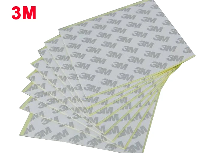 (0.3mm thick), Original 3M Double Coated Tape With Thick PVC Film 55280 10cmx10cm, 21cmx29mm, Mirror Attach