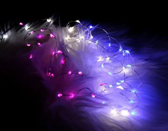 Party decoration Micro Led Seed Vine Vase Lights Wedding Centerpiece Fairy String Light 2m Waterproof  Christmas Hallowen props