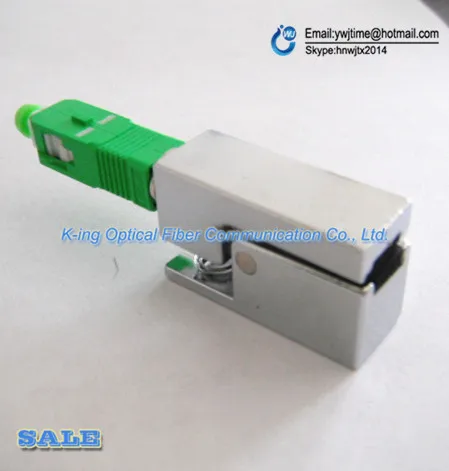 

SC Fiber Flange Fiber Round Type SC/APC Bare Fiber Adaptor Round SC APC Bare Fiber Adapter