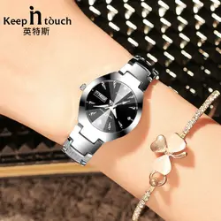 KEEP IN TOUCH simple ladies watch steel quartz watches luminous waterproof female watches women watches  clock relogio masculino