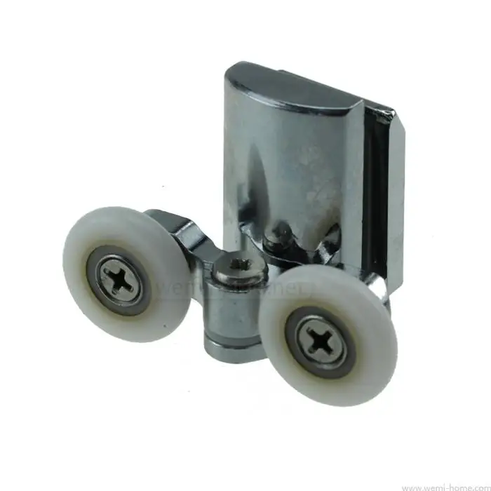 Old  shower cabin pulley Shower Sliding Door Pulleys 25mm or 23mm Pulleys Runner Roller 4pcs bottom roller