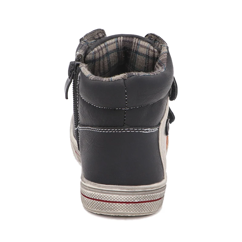 Cute eagle Spring Boots For boys Pu Leather Ankle Boots New Flat Sneakers for Boys Arch Support Little Kids Shoes EU 27-32