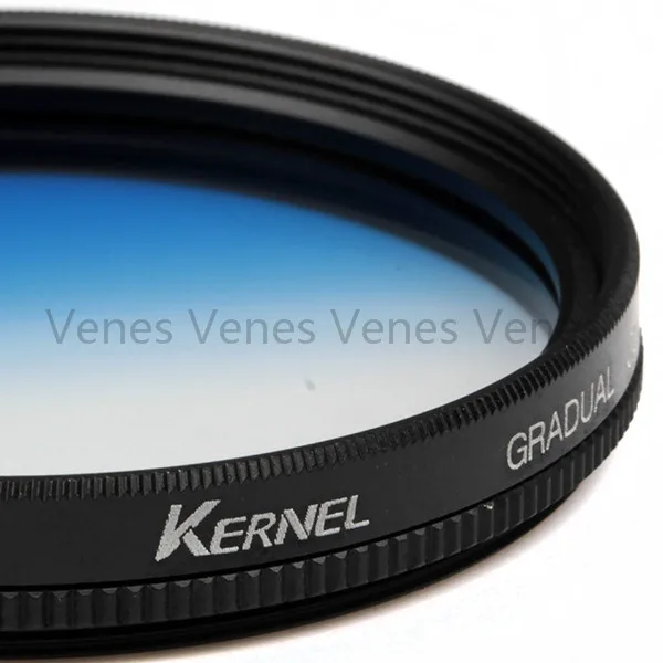 Venes 55 ミリメートル段階的な青または黄色または灰色または red レンズフィルターカメラアクセサリー