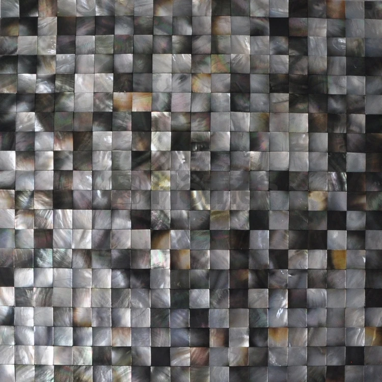 Free Shipping! natural black mother of pearl tiles 20x20mm, black kitchen backsplash tiles bathroom tile house renovation tiles