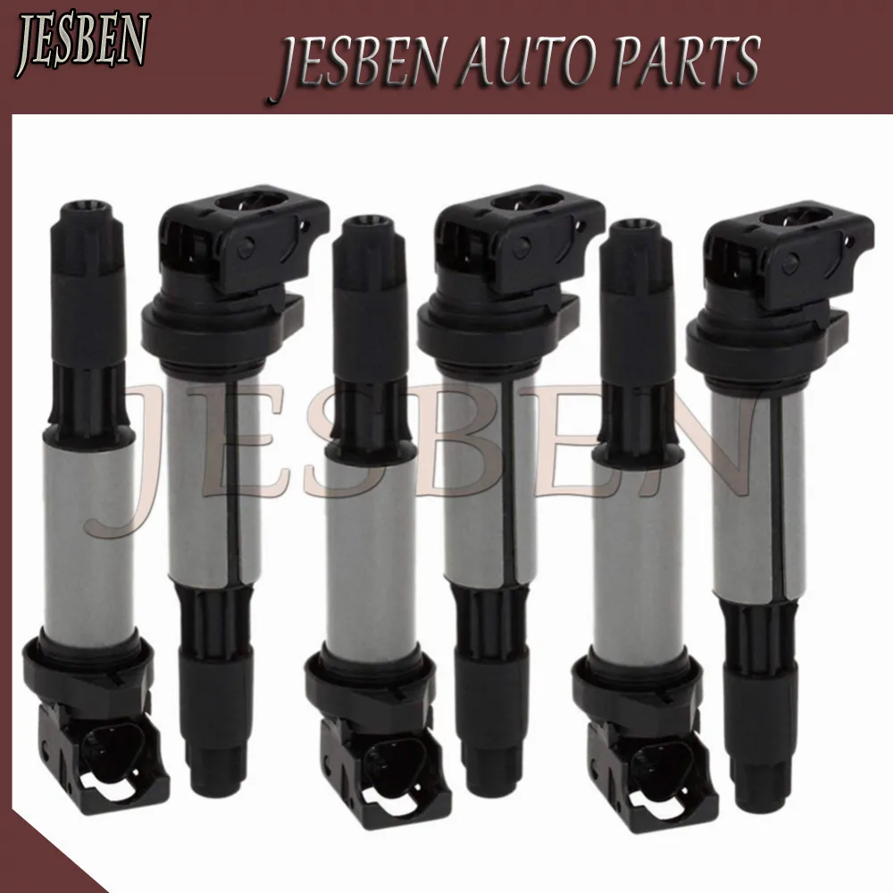 6P 12131712219 Ignition Coil fit for BMW 435i 520i 523i 525i 530i 525xi 530xi 535i 630i 640i 730i 740i 760i X4 X5 X6 Z3 Z4 Z8