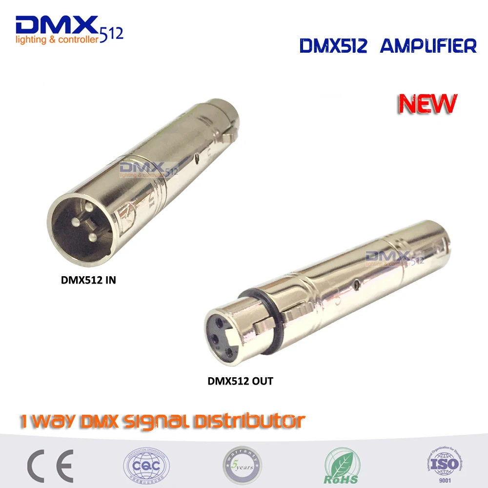 Free shipping Brand New High Quality DMX Amplifier Controller DC5V Input DMX Signal Output 1CH 1 Channel Signal