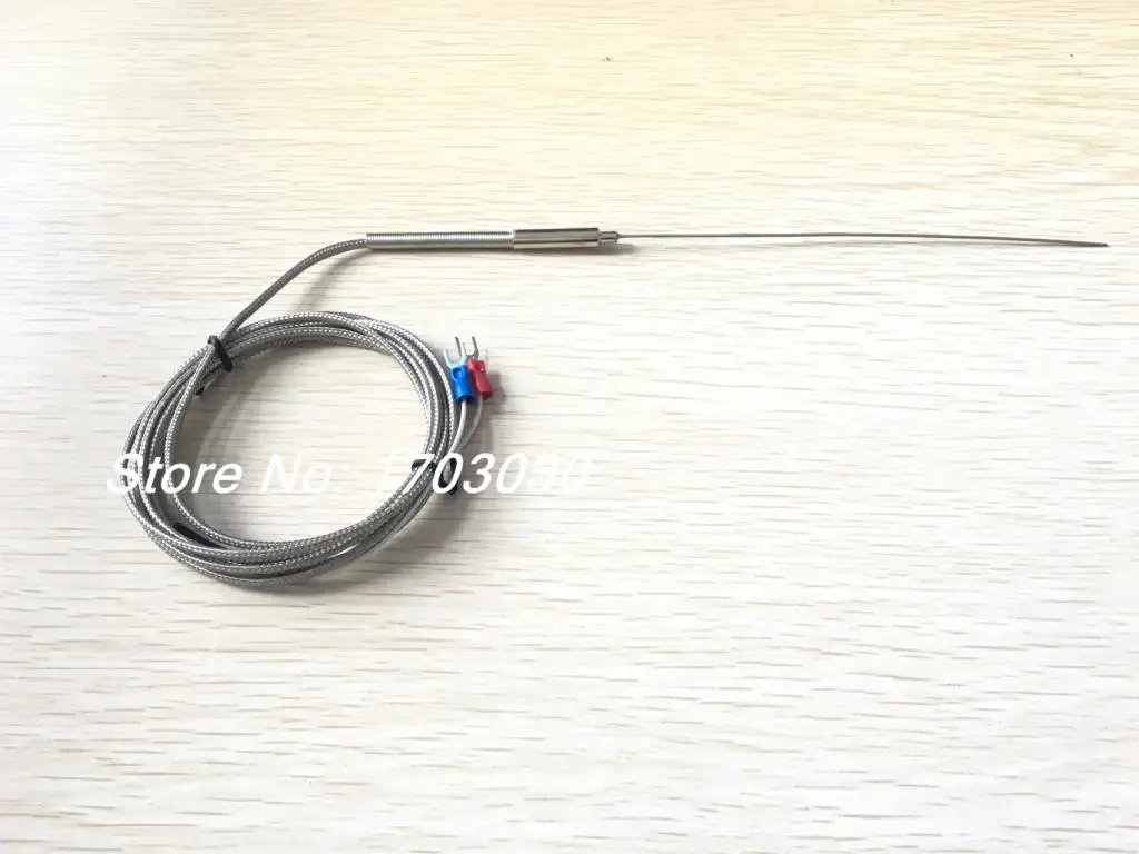 2M Wire Temprature Sensor Thermocouple Probe K Type 135mm x 1mm