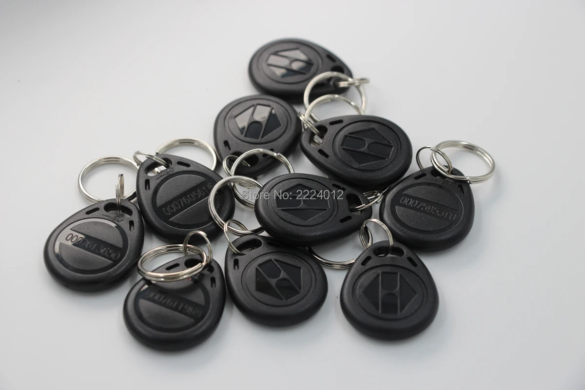 125khz rfid EM4100 TK4100 Key Fobs Token Tags Keyfobs Keychain ID Promixity rfid cards for Access control system