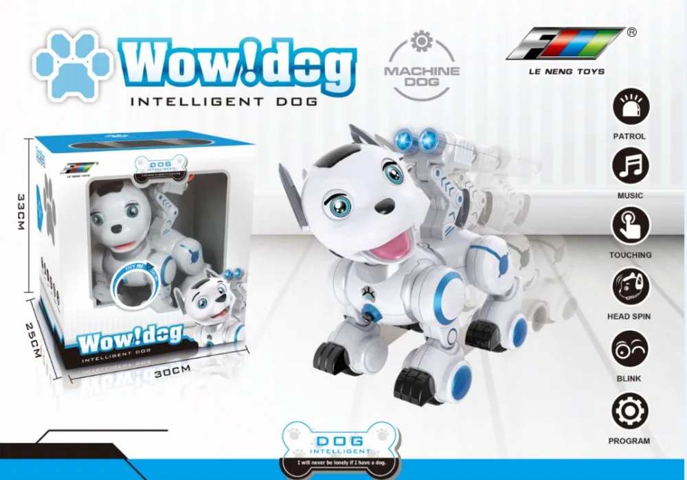 

Child Rc toys Electronic Early Educational Pet Dog Intelligent RC Smart Robot Dog Toy with Dancing Winking for Kid Birthday Gift