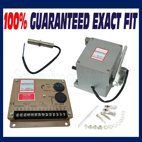

1 Set - ADC225-24V alternator actuator optional Electronic governor Kit with ESD5111 and Speed sensor 3034572
