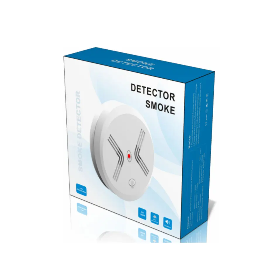 Gratis Verzending 2018 BR-435 Hoge Gevoeligheid Gesproken Aanwijzingen Rook Brand Detector/Sensor Met Alarmsysteem