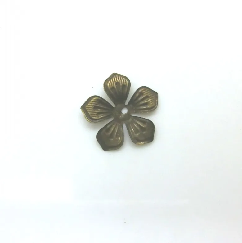 Free shipping-100Pcs Bronze Tone Filigree Wraps Connectors Metal Crafts Gift Decoration DIY Findings 22X22mm J2689