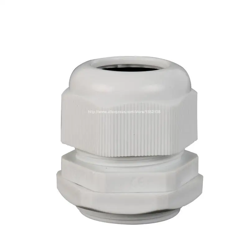 10PCS PG9 4-8mm Cable IP68 Waterproof Nylon Plastic Cable Gland Connector