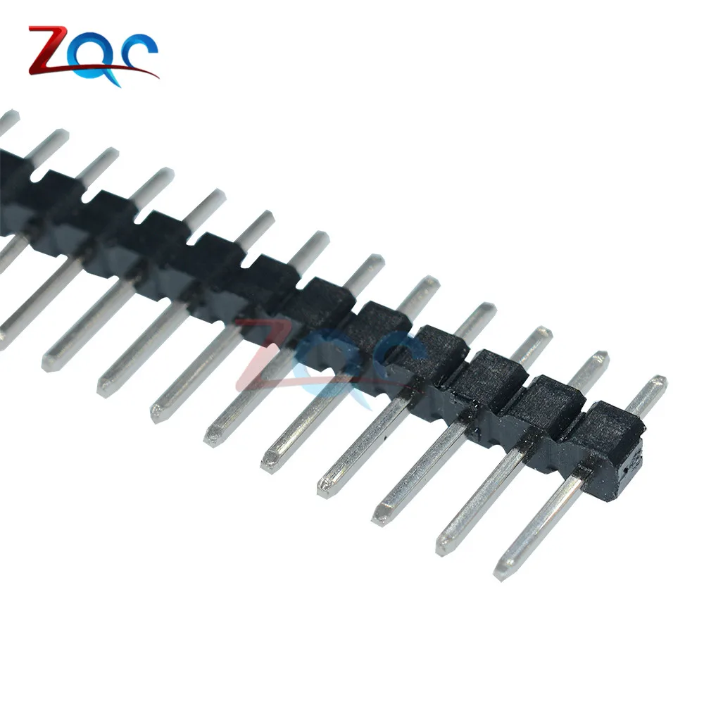 10pcs Single Row 40Pin 2.54mm Pitch Straight Male Pin Header