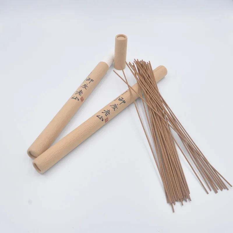 A Barrel 10g About 37 Sticks Indian Laoshan Sandalwood Stick Incense For Calming the nerves, Meditation, Focusing, Lasting Aroma