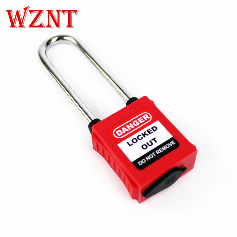 NT-A76SD NT-A76PD 76mm ABS OEM Color Dustproof Osha Standard Safety Lockout Padlock
