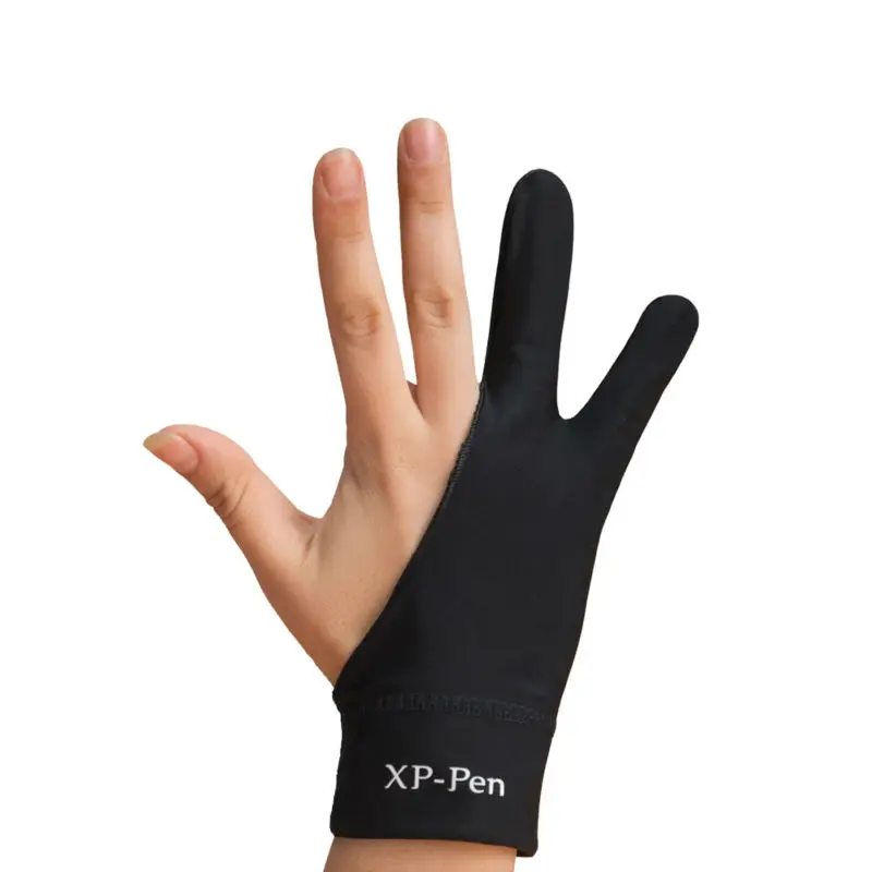 XPPen Two Finger Anti-fouling Glove S M L Three Sizes For Drawing Tablet Drawing Display IPad Screen Board