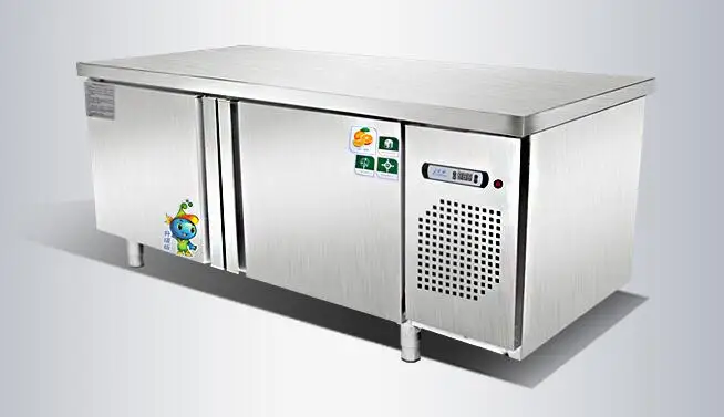 1.2 stainless steel cold storage and freezing machine commercial freezer counter cabinet