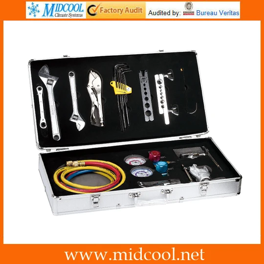 

TOOL KIT FOR COMMERCIAL A-C MAINTENCE AND REPAIR WORK LX3133