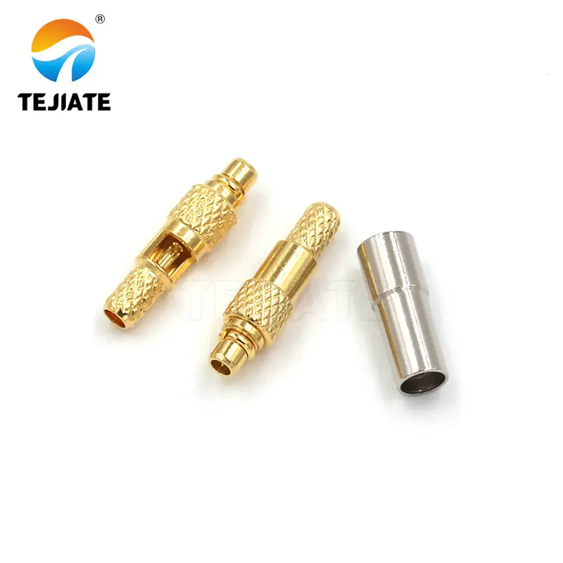 3PCS RF MMCX Male Plug RF coax Connector Crimp For RG316 straight goldplated Wholesale