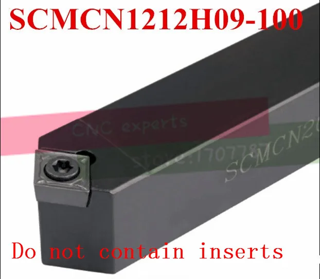 SCMCN1212H09-100 Toolholder 12*12*100MM CNC turning tool holder, 40degrees External turning tools, Lathe cutting tools