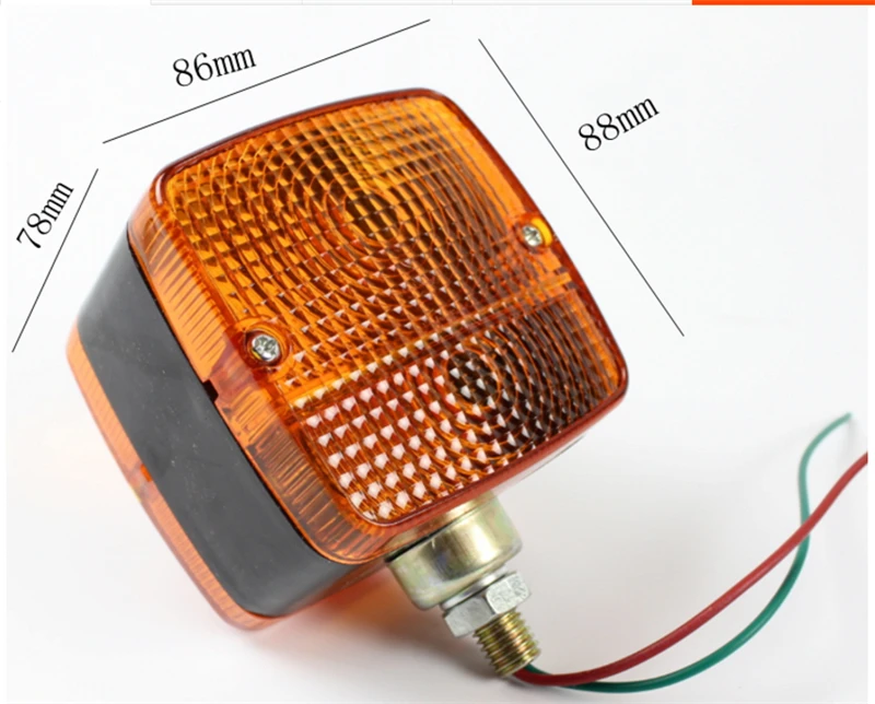 Forklift steering light double-sided lamp front small lamp resultant force Hangzhou forklift platform Liugong modern 12V 24V