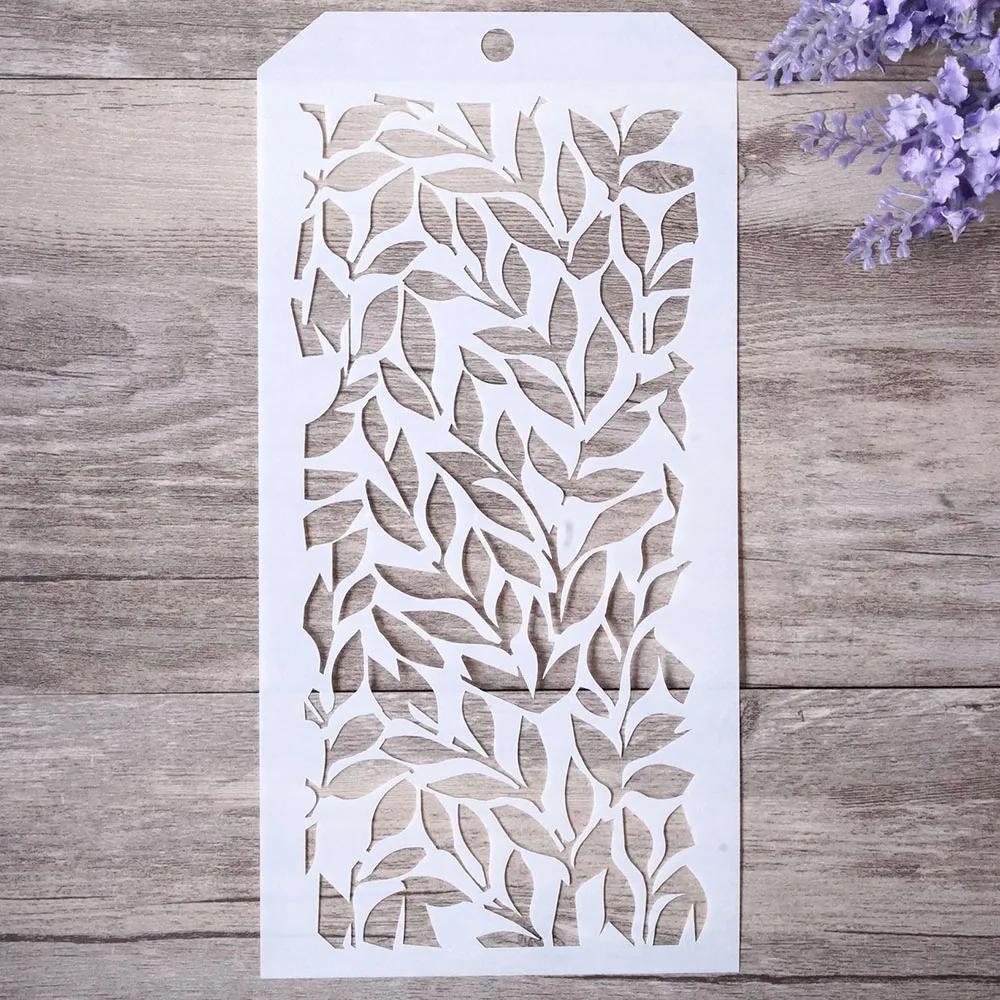 12*24 cm DIY Craft Layering Leaf Stencil for Painting Scrapbooking Stamping Stamps Album Decorative Embossing Paper Cards