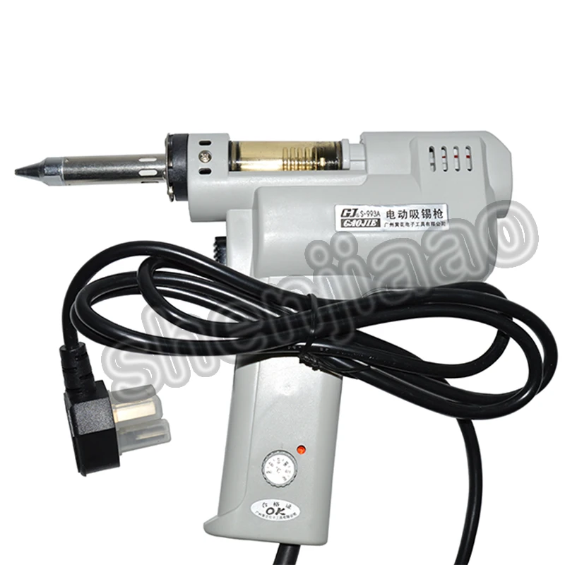 S-993A สูญญากาศ Desoldering Pump Solder Sucker Gun 110 V/220 V 90W De-solder Gun ไฟฟ้า