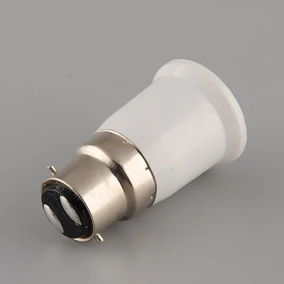 

B22 Male to E27 Female Light Lamp Bulbs Adapter Converter Holders Bayonet 250V 2A 500W Plastic 2pcs /LOT