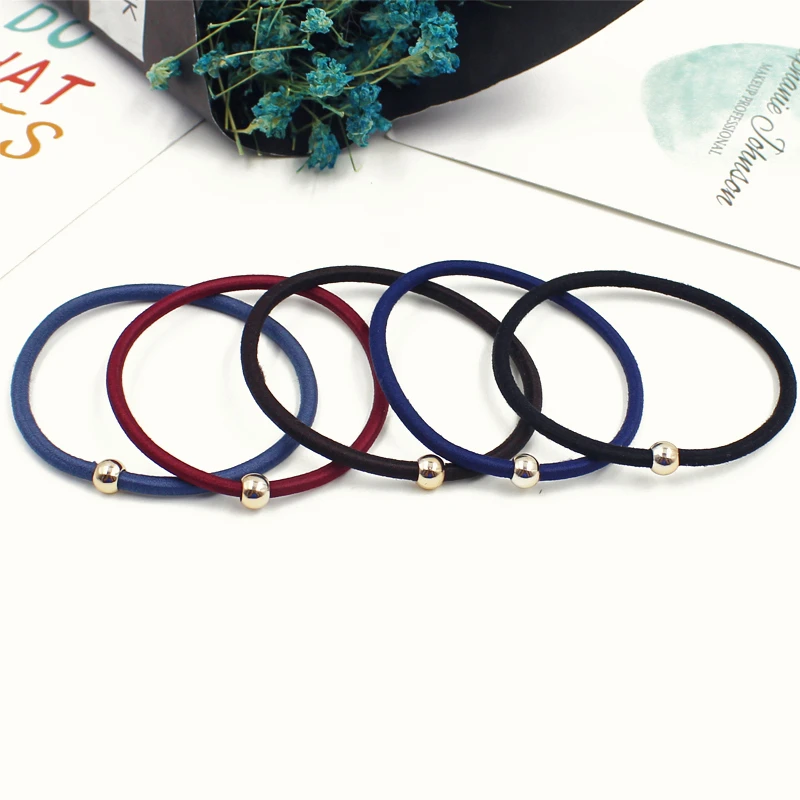 10pcs/lot New Fashion Elastic Women Hair Accessories 0.28CM Thin Hairband Hand Band For Girls Headwear Hair Bands