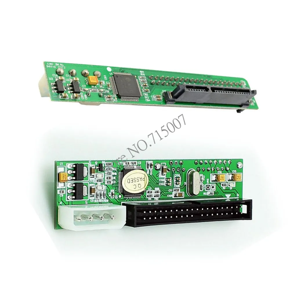 จัดส่งฟรี7 + 15Pin SATA SSD HDD ไปยัง IDE 3.5นิ้ว40ขาชายอะแดปเตอร์แปลง