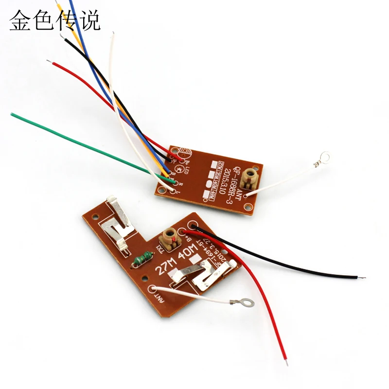 JMT 4CH 27MHZ Remote Transmitter  Receiver Board with Antenna for DIY RC Car Robot