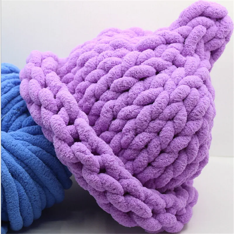 Special Coarse Yarn Thick Big Yarn Thick Knitting Diy Super Big Knit Woolen Yarn For Hat Scarf Blanket Coral fleece  Yarn