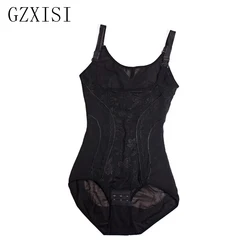 Sexy Plus Size M-XXL Black Shapers Slimming Bodysuit Full Body Shaper Magic Underbust Cinchers Shaper Corset Hot 2021