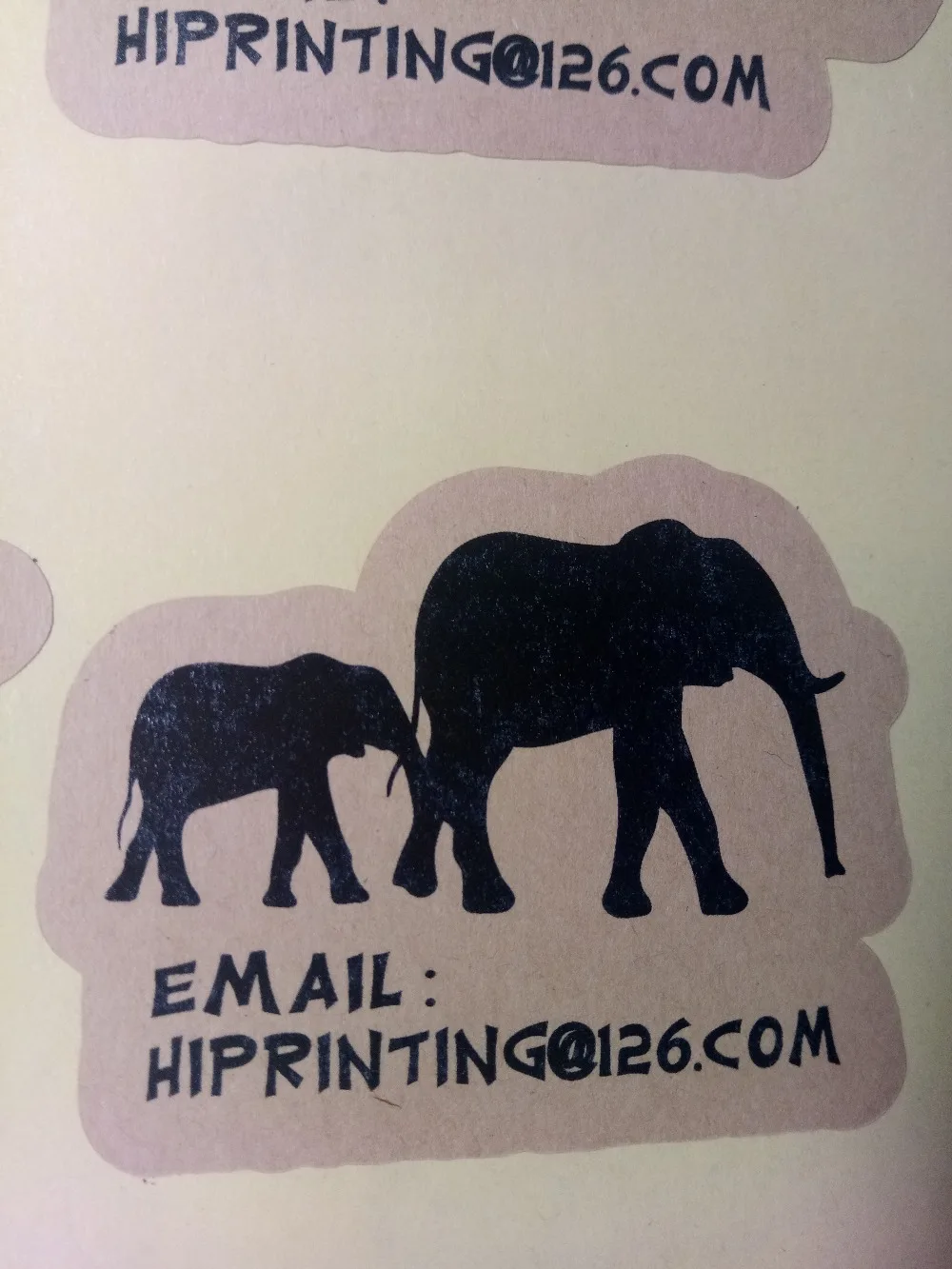 Kraft Paper Sticker Printing