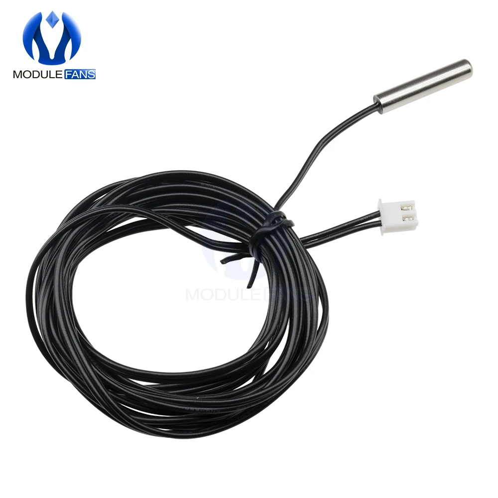 W1209 0,3 m 0,5 m 1m 2m 3m Wasserdichte Ntc Genauigkeit Temperatur Sensor 10K 1% 3950 draht Kabel Sonde Für Arduino W1401 – Detail 5