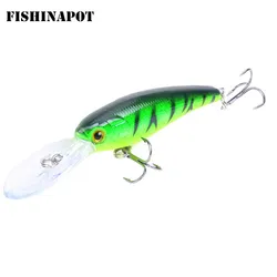 1pcs 미노 낚시 미끼 Wobbler 크랭크 베이트 9.5cm 7.2g ABS 인공 하드 미끼베이스 트롤링 Pesca 잉어 낚시 태클