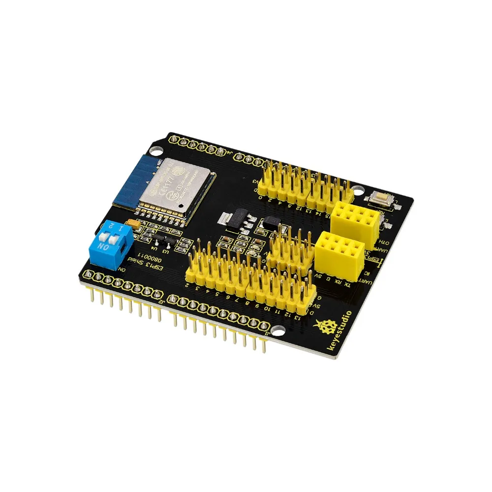 New! Keyestudio  ESP8266 Web Sever Serial Wifi Expansion Shield Module  ESP-13 for Arduino UNO