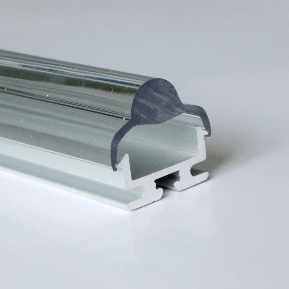 20m(20pcs) a lot, 1m per piece, Aluminum profile for led sign strips light with clear cover or milky diffuse cover